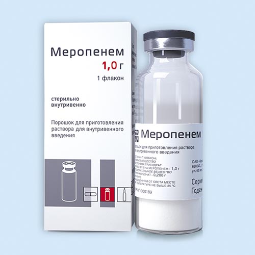 Меропенем 1г /канем/ 1000мг №1