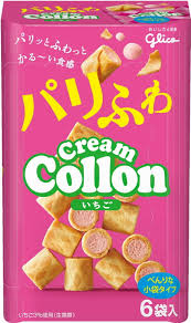 Glico Cream Collon - Strawberry