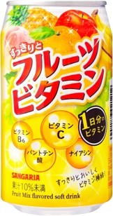 Sangaria Refreshing Fruit Vitamin, 12.0 oz (340 g) x 24 Bottles