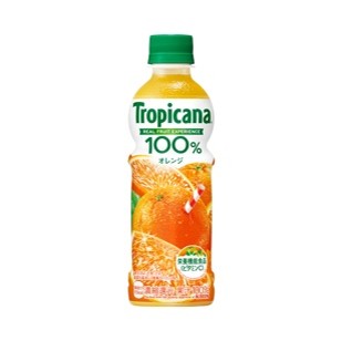 Kirin Tropicana 100% Orange PET (11.2 fl oz (330 ml) 