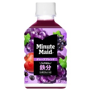 Coca-Cola Minute Maid Gyutto! Fruit Grape Blend x Iron 9.5 fl oz (280 ml)