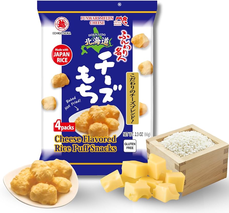 Echigo Seika Funwari Meijin (Fluffy Master) - Hokkaido Cheese Mochi