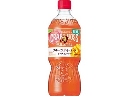 Suntory Boss BOSS Craft Boss Fruit Tea Eade, Black Tea, 20.3 fl oz (600 ml) 