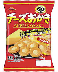 Bourbon Cheese Okaki (Rice Crackers)
