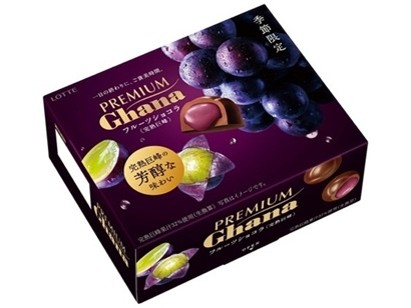 Lotte Premium Ghana Fruit Chocolate - Ripe Kyoho Grape