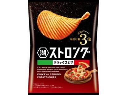 Koikeya Strong Potato Chips - Deluxe Pizza