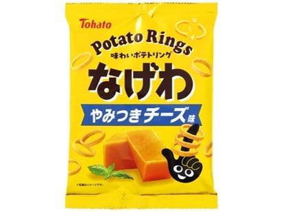 Tohato Nagewa Potato Rings - Addictive Cheese Flavor 57gr