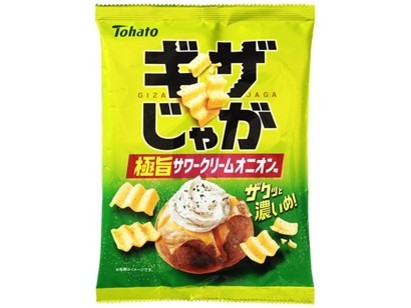 Tohato Gizajaga (Crinkle Cut Chips) - Rich Sour Cream Onion