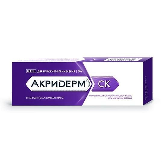 Акридерм СК 0.064%-15гр