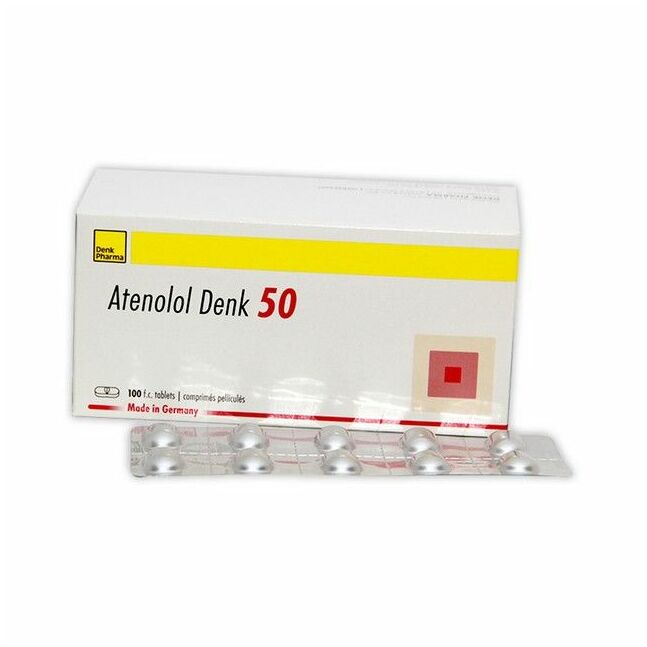 Атенолол-Денк 50мг №100 - шахмал