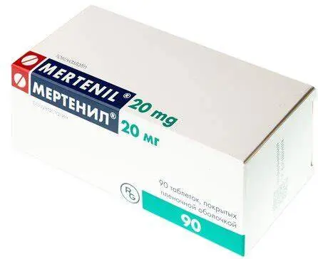 Мертенил 20мг №30 - бүрхүүлтэй шахмал