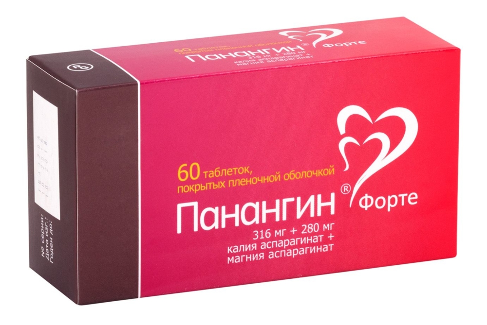 Панангин форте №60 - бүрхүүлтэй шахмал