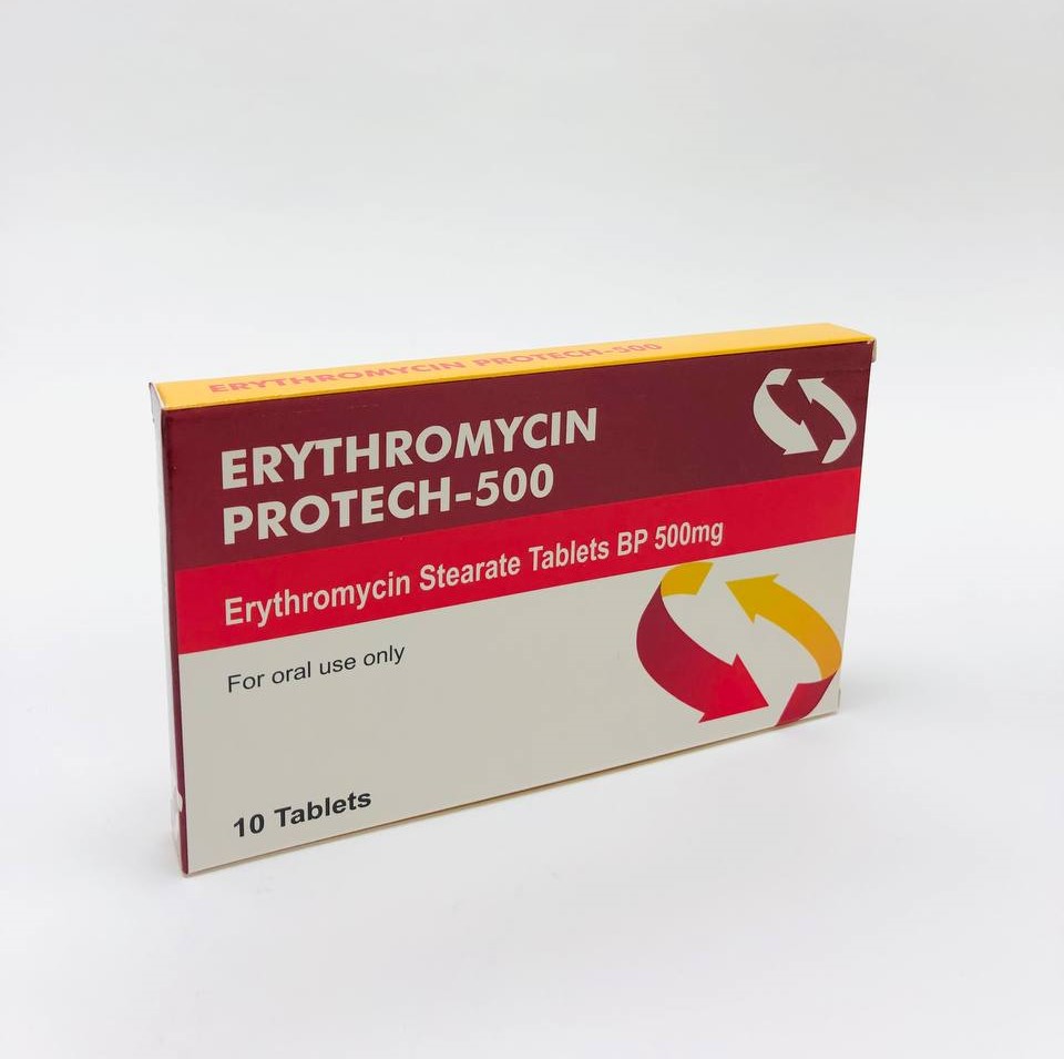 Эритромицин 500мг №10-protech