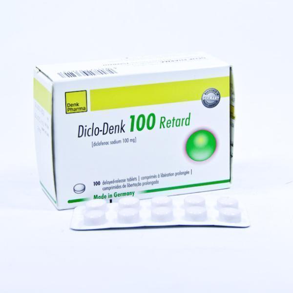 Дикло-денк 100мг Ретард №100