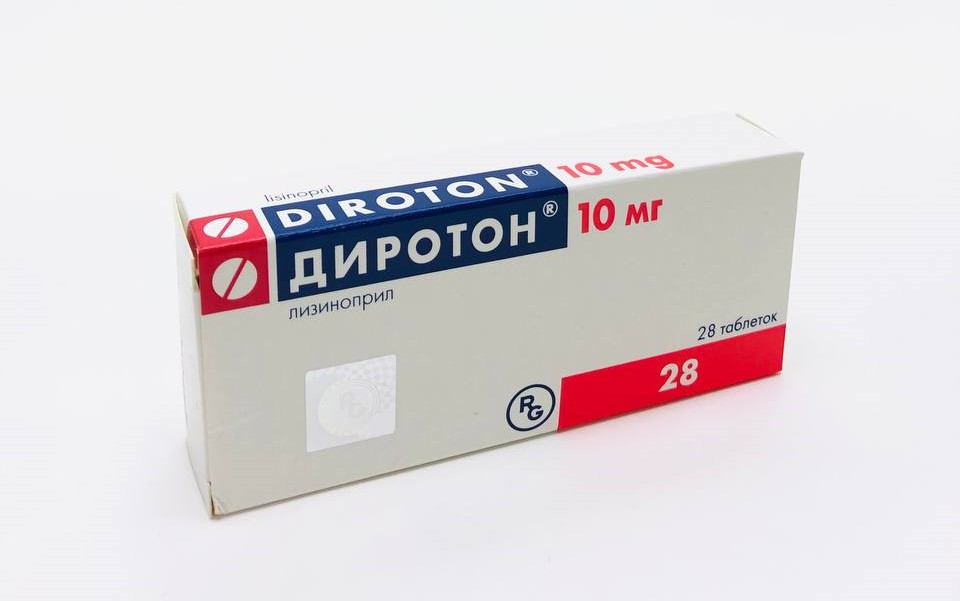 Диротон 10мг №28