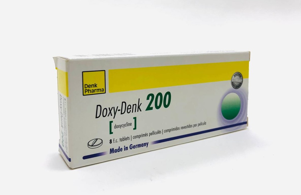 Докси-Денк 200мг №8 - бүрхүүлтэй шахмал