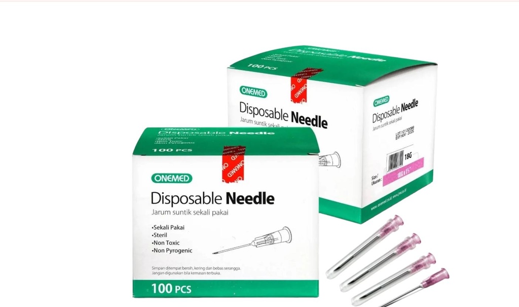 Зүү нэг удаагийн 18G №100 /индонез/