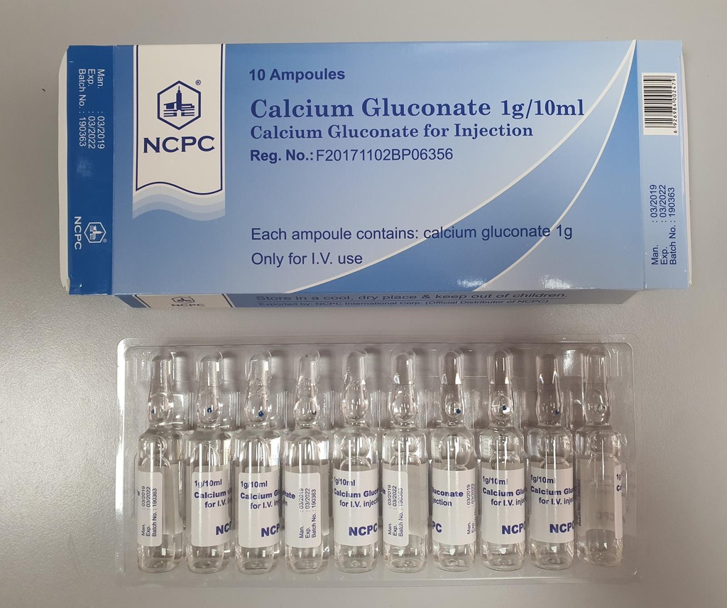 Кальци глюконат 10%-10мл №10
