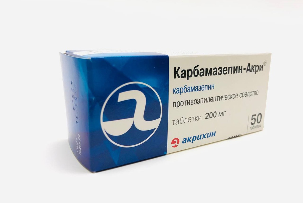 Карбамазепин-Акри 200мг №50
