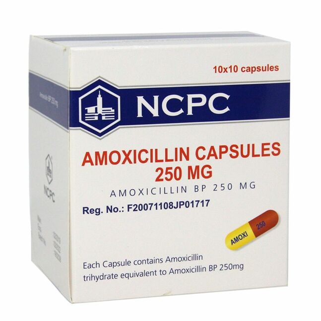 Амоксициллин 250мг №10 NCPC